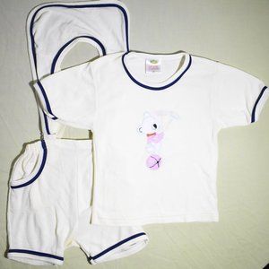 LianDa Overall Shorts and T-Shirt Set | XL Toddler